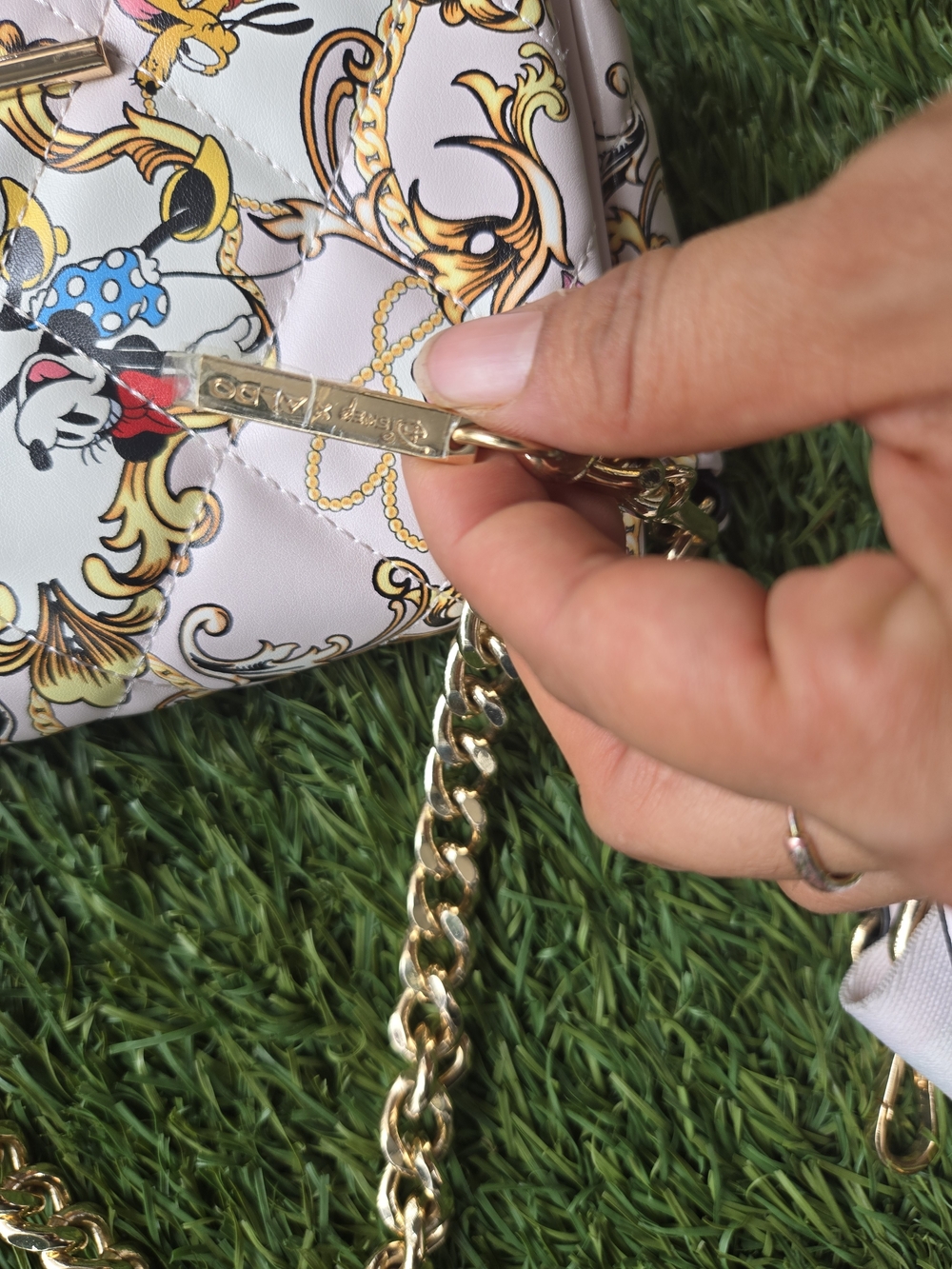 Disney x ALDO 100th Anniversary Pink Crossbody Bag - Mickey & Friends (No Pouch) - Picture 4 of 5